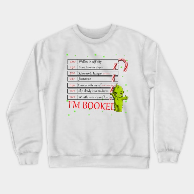 I'm booked candycane Crewneck Sweatshirt by ImSomethingElse